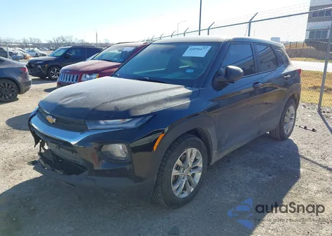 2022 Chevrolet Trailblazer Fwd Ls z USA, uszkodzony, nr VIN KL79MMS23NB133362